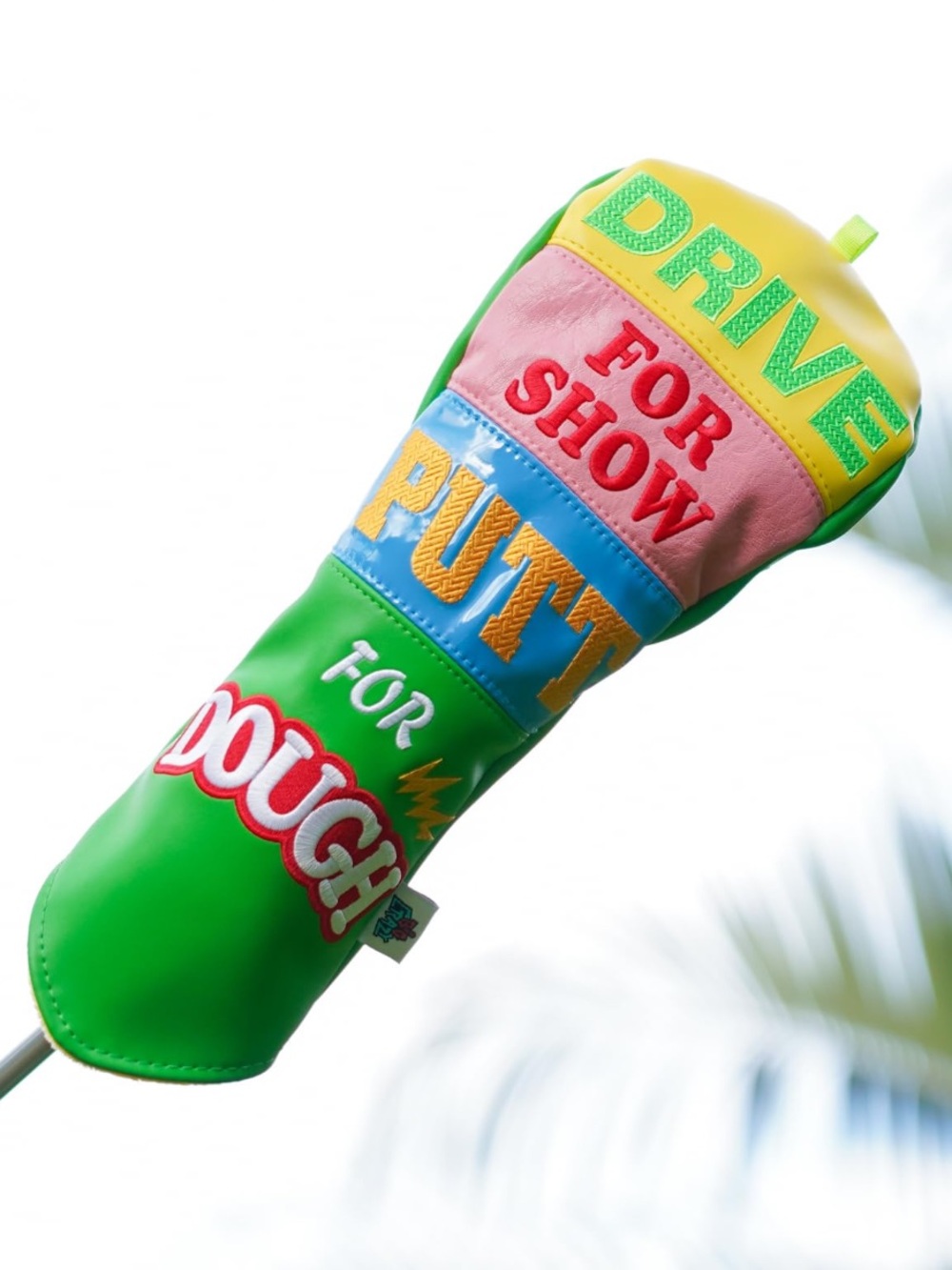 Colorful Funny Golf Club Headcover - Green Multicolor For Putters